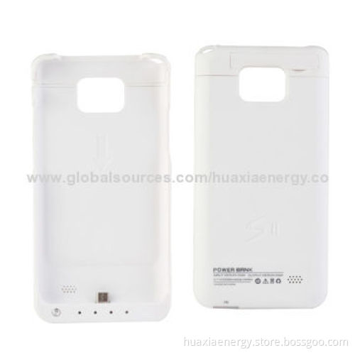 2,200mAh Power Bank/External Battery Cases for Samsung S2/i9100, Sized 137 x 70 x 16.5mm